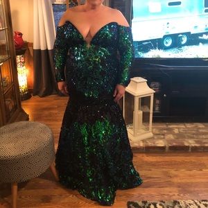 Johnathan Kayne Sydney’s closet evening gown